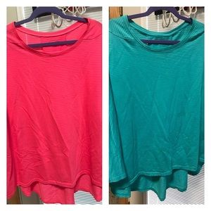 2 long sleeve Active wear shirts